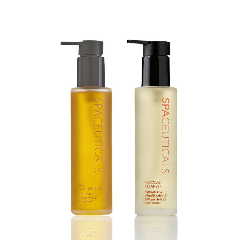 Glycolic Cleansing Duo | Bio Cleansing Oil & Glycolic Cleanser